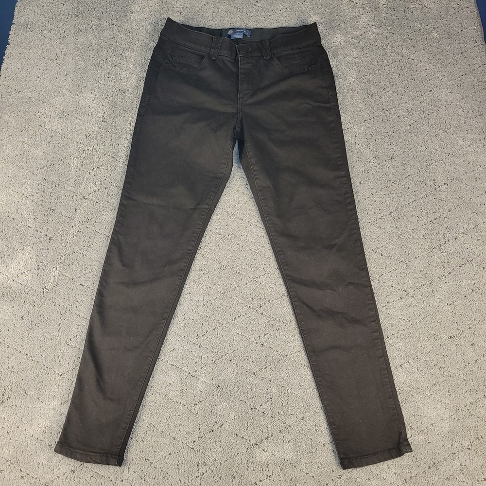 Democracy Jeans Womens 10 Black Ab Solution Jegging‎ Sliming Stretch Denim